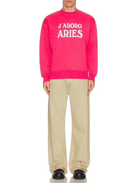 Aries Jadoro Aries Sweatshirt in Magenta | FWRD