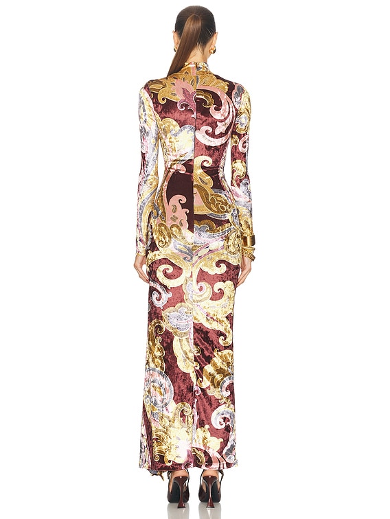 Etro ドレス - Print On Yellow Base | FWRD