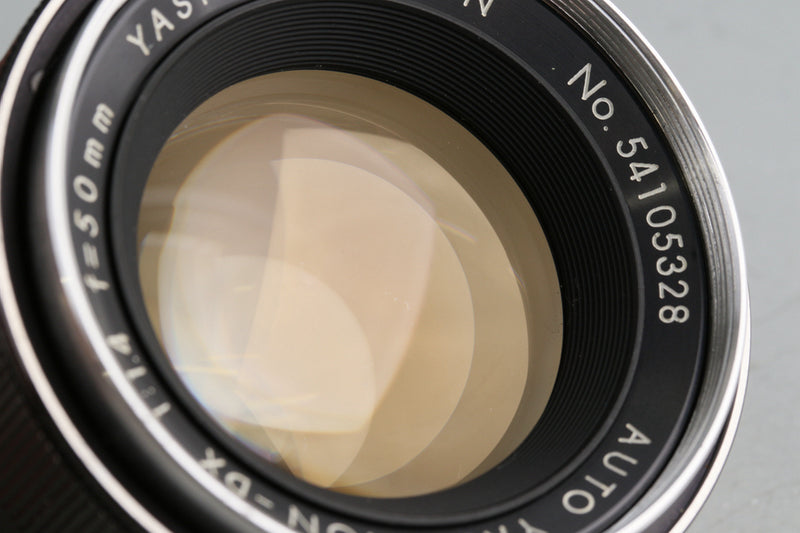 Yashica Auto Yashinon -DX 50mm F/1.4 Lens for M42 #50984F4