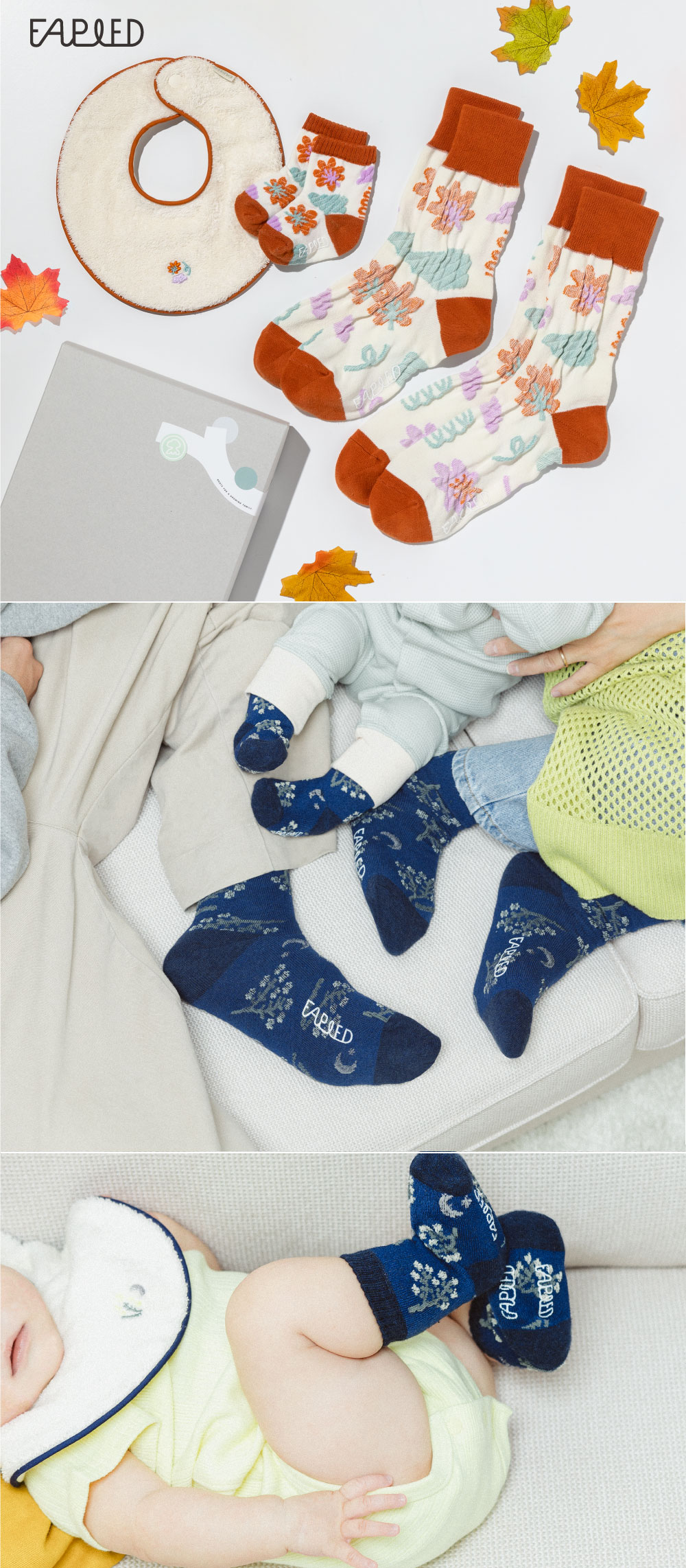 FAPIEDファミリーソックス+スタイセット | いろはショップオンライン