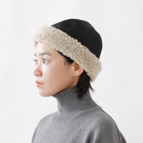 mature ha. マチュアーハ ボア フード キャップ eco-041