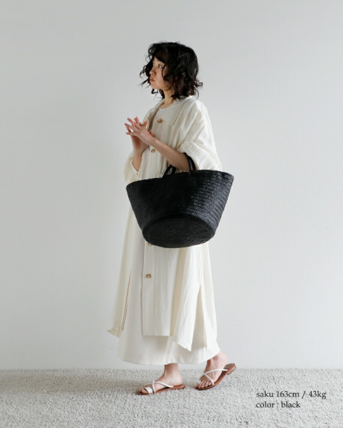 Aeta アエタ カウレザー バスケットL kg03-rb | iroma..aranciato