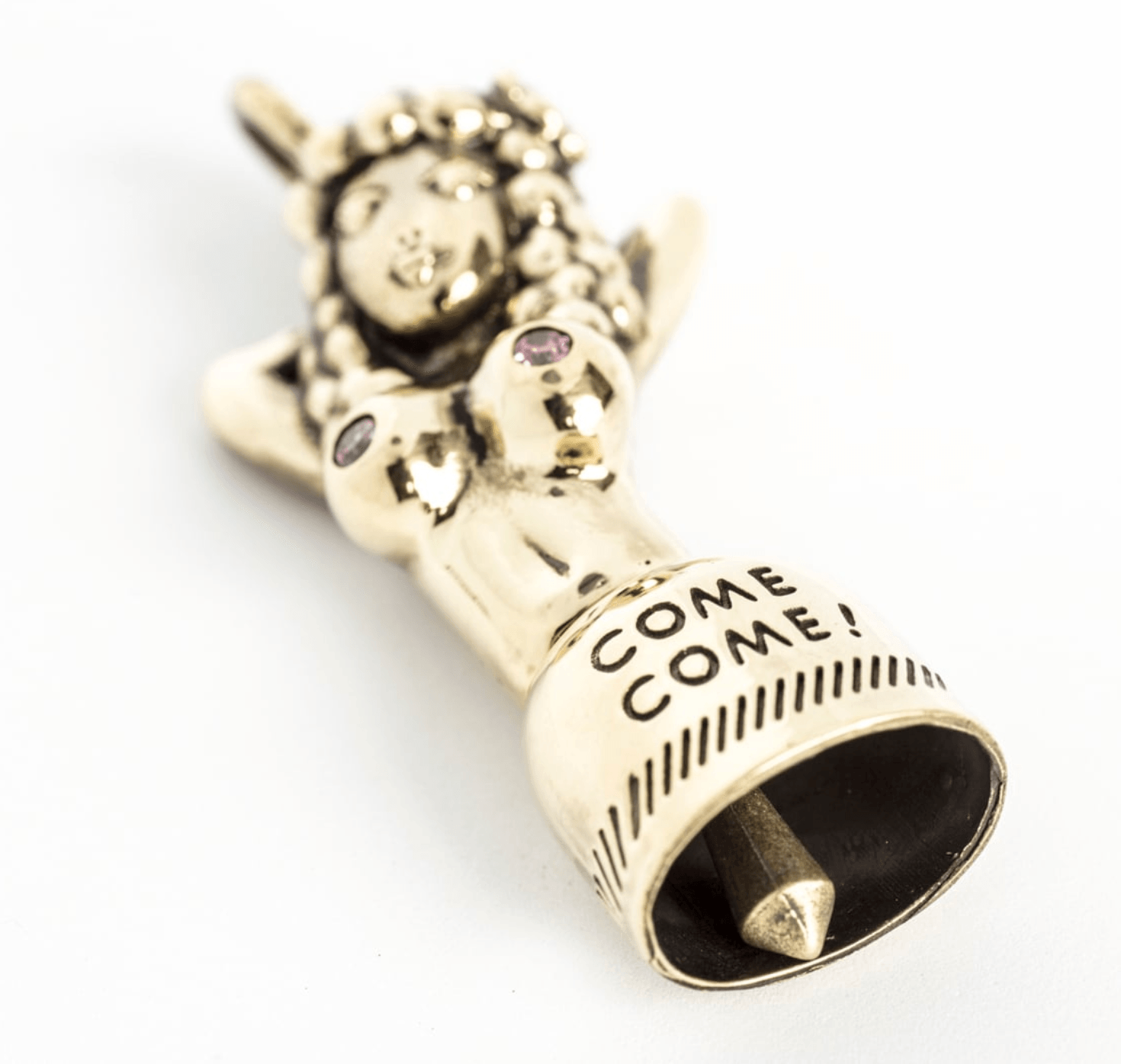 PE-COME-COME-BELL-PENDANT-BR - Peanuts & Co COME COME BELL key