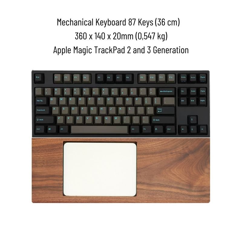 TrackPad Tray for Mechanical Keyboard ⌨️ Organize Your Setup