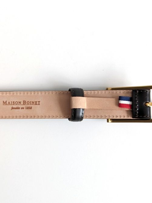 OUTLET】 【SALE】MAISON BOINET メゾンボワネ レザーベルト 【全2色