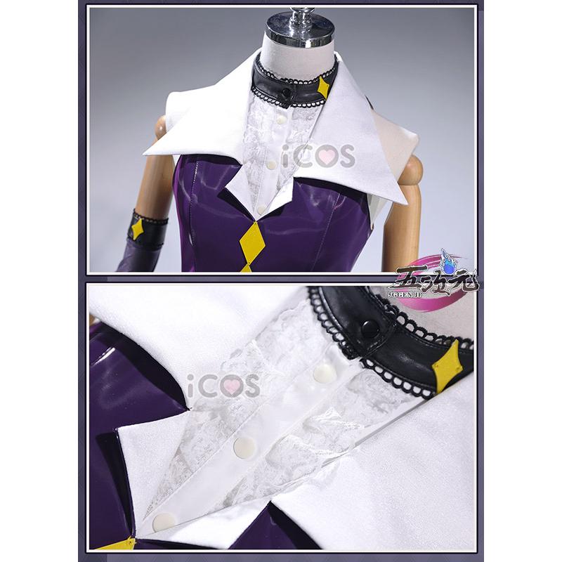 ICOS しゅごキャラ! コスプレ ダイヤ ほしな歌唄 ダークジュエル 衣装