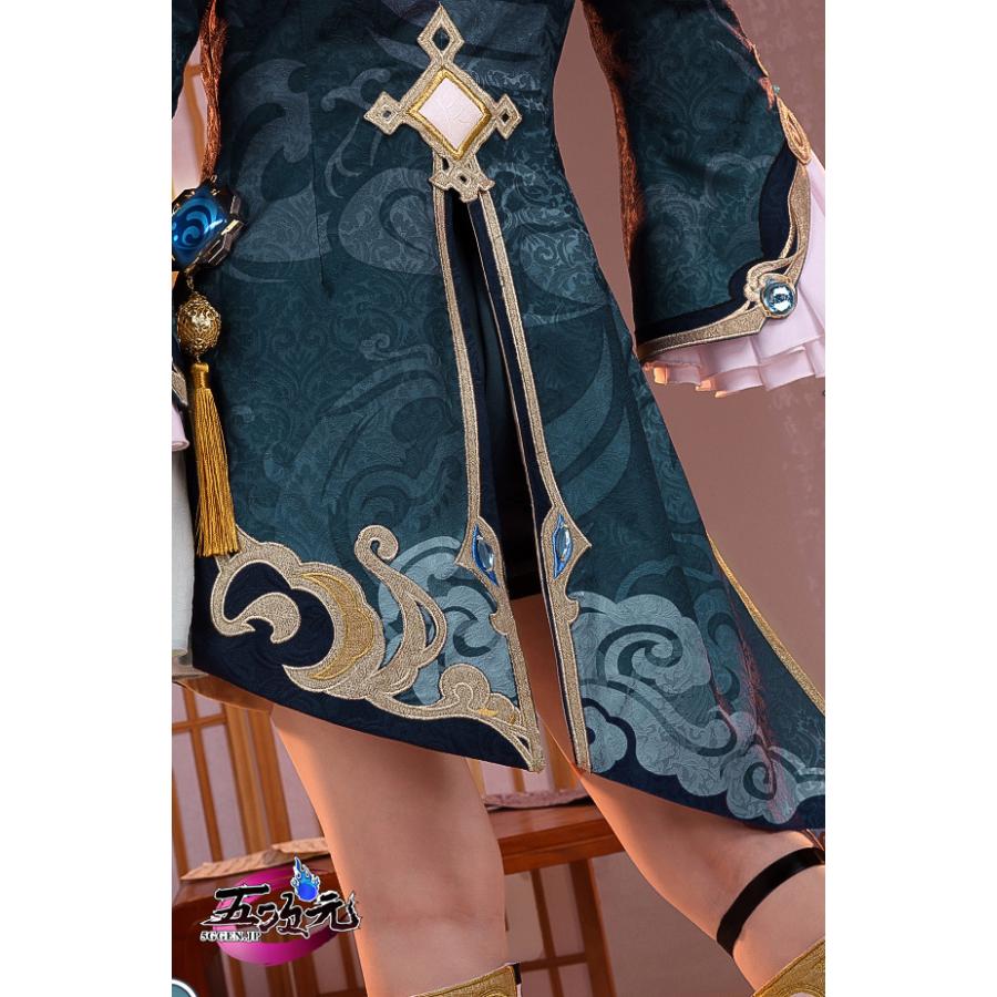 三分妄想 原神 コスプレ 行秋 ユクアキ 衣装 ※ウィッグ 靴 追加可 : 五