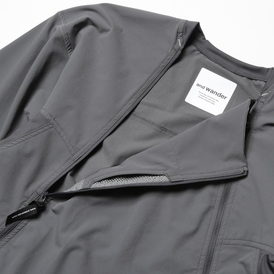 and wander（アンドワンダー） ポイント10% トレックプルオーバー 撥水