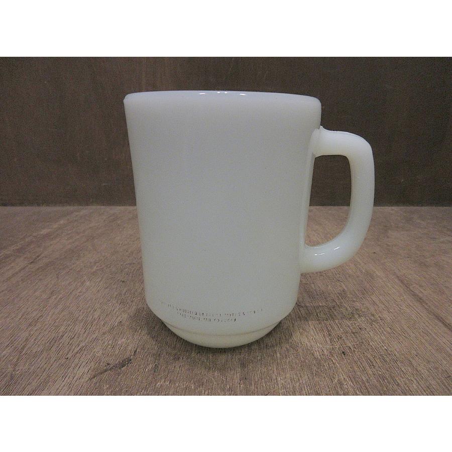 ビンテージ○Fire King “MYERS'S RUM Hot Stuff” 9オンスマグ白