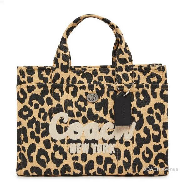COACH（コーチ） COACH CP770 カーゴ トート レオパード プリント