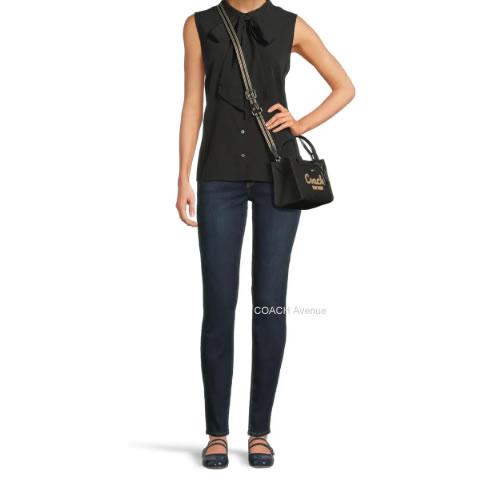 COACH（コーチ） COACH CZ098 カーゴ トート バッグ 20 ブラック 黒