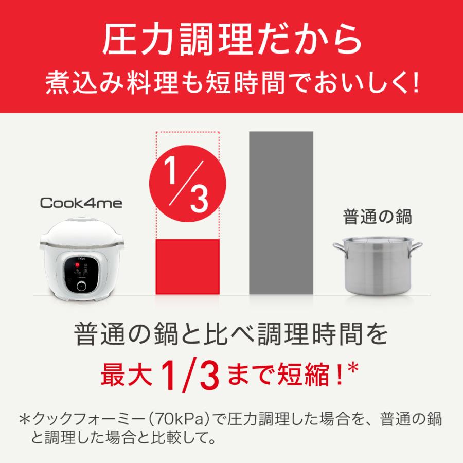 T-fal（ティファール） クックフォーミーホワイト6L ホワイト 電気圧力