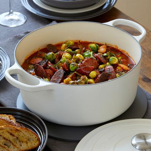 ル・クルーゼ Le Creuset ココット・ロンド 22cm コットン 2101 鋳物