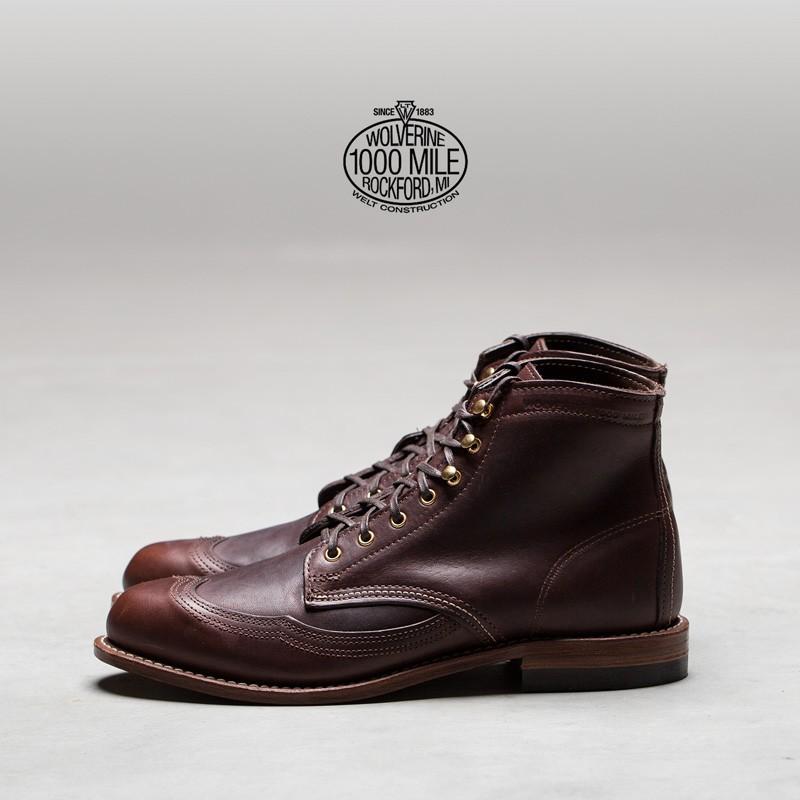 ウルヴァリン 1000マイル・アディソン・ウィングチップ・チャッカ
