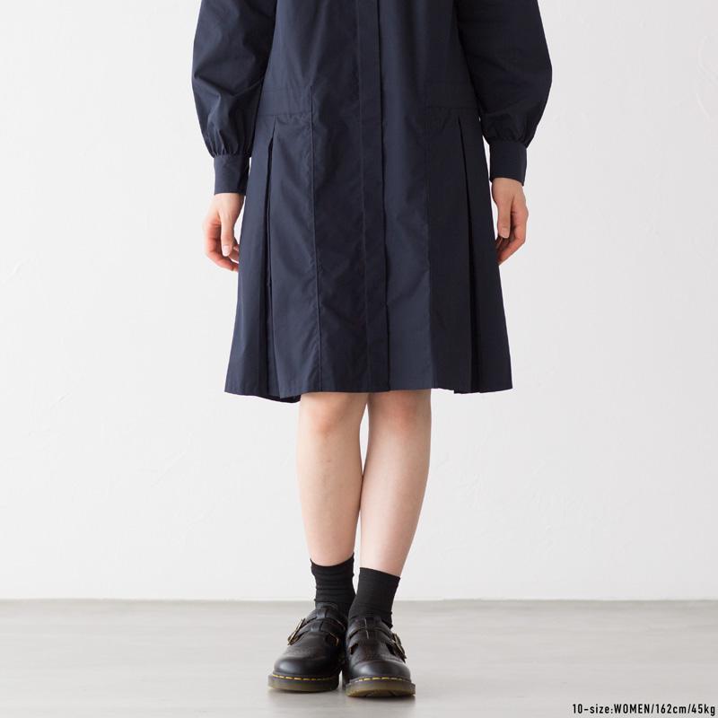 FRED PERRY（フレッドペリー） プリーツ シャツ ドレス D4163