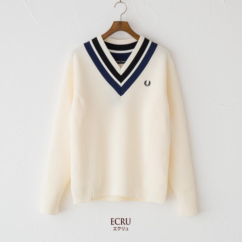 FRED PERRY（フレッドペリー） チルデン セーター K4536 ストライプド