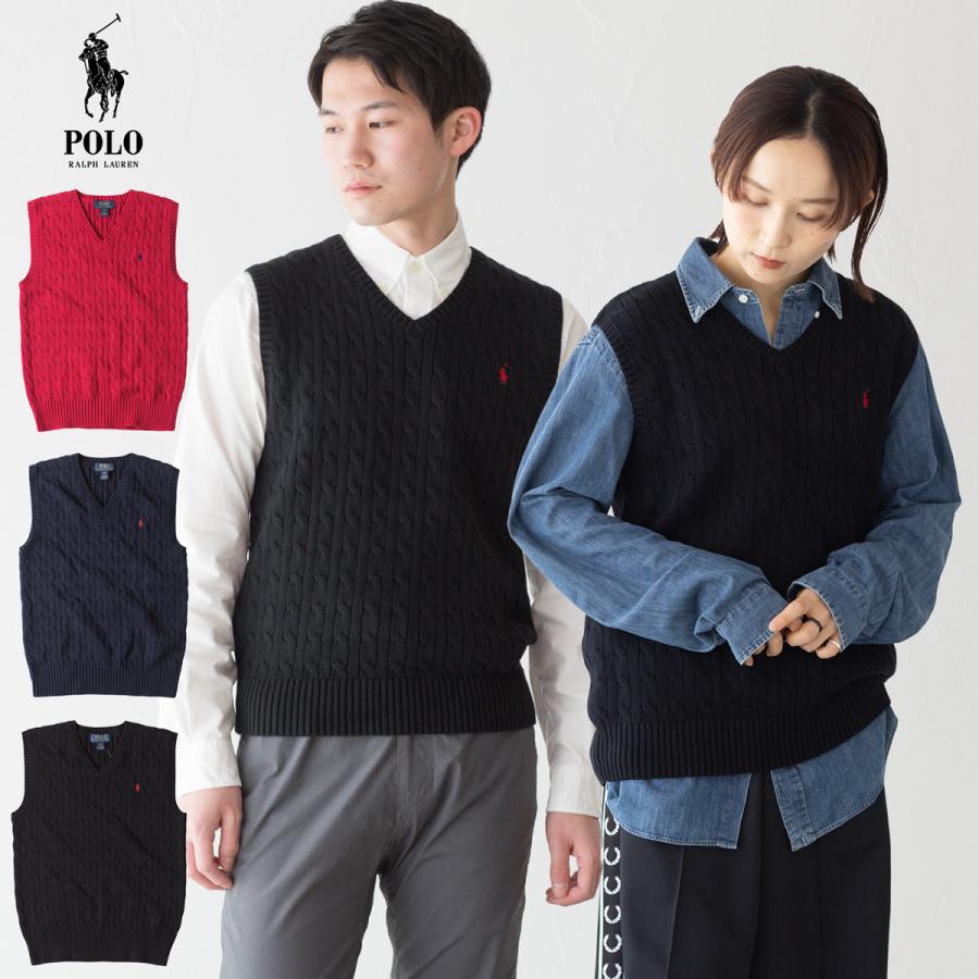 POLO RALPH LAUREN（ポロ・ラルフローレン） ケーブル編み ベスト