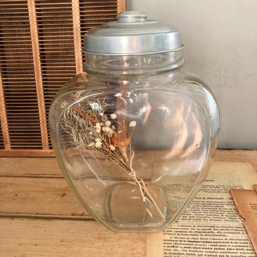 アンティーク 菓子瓶 昭和レトロ 古道具 ゆらゆらガラス 骨董品