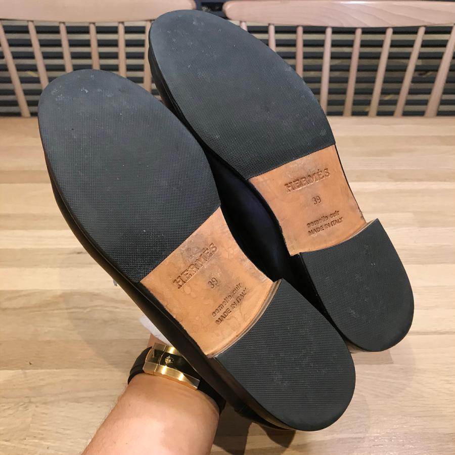 HERMES（エルメス） 【良品】エルメス モカシン ケネディ ローファー