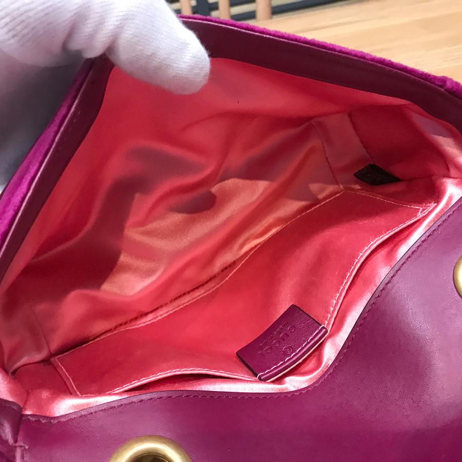 GUCCI（グッチ） 【良品】グッチ GGマーモント キルティング チェーン