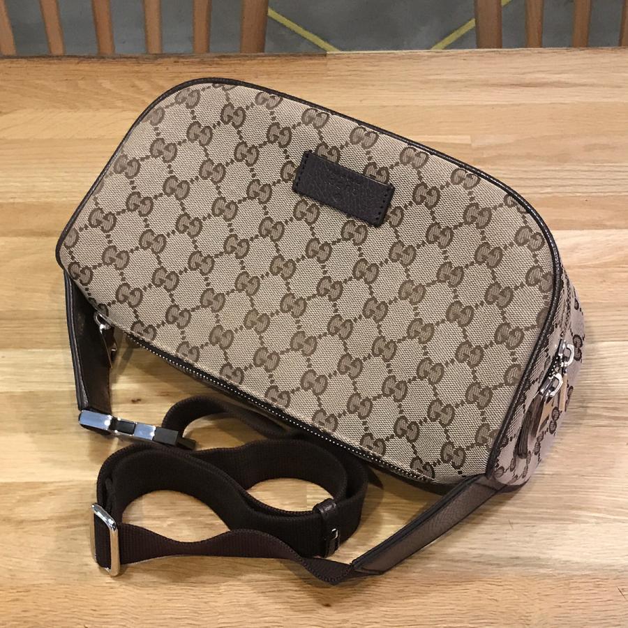 GUCCI（グッチ） 【超美品】グッチ GG柄 GGキャンバス ボディバッグ