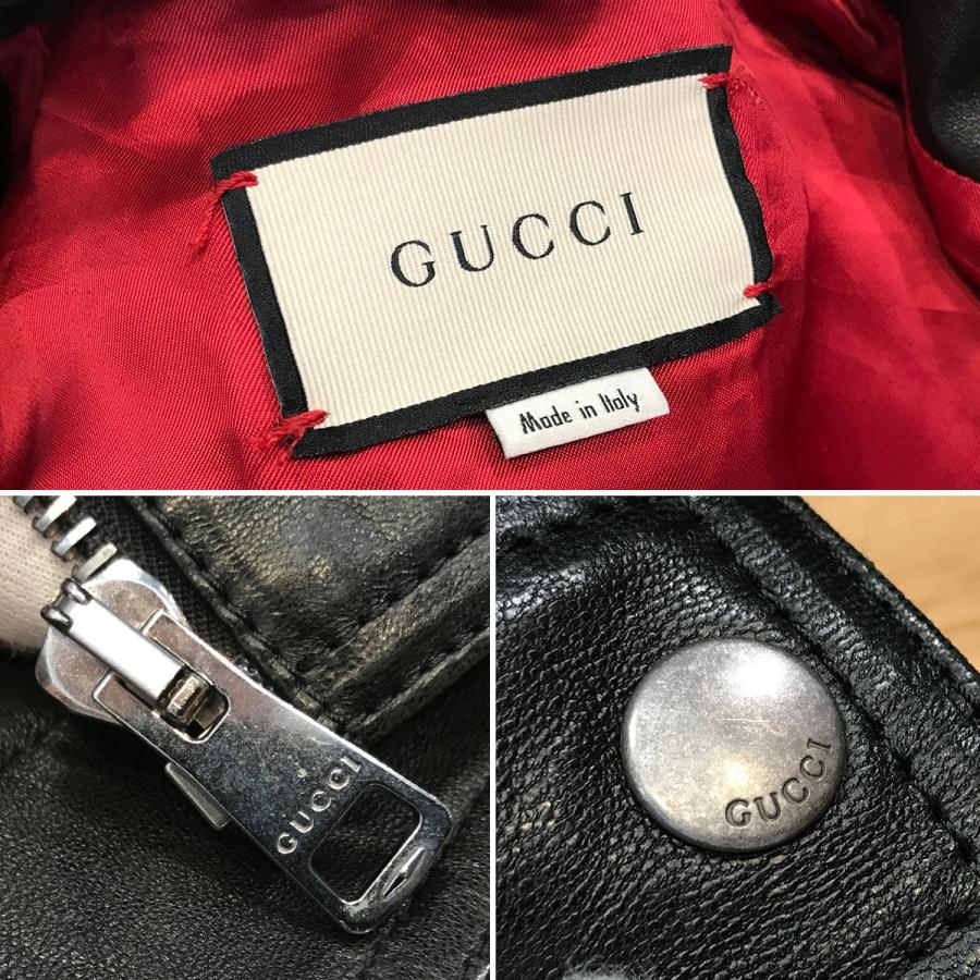 GUCCI（グッチ） 【超美品】グッチ シングル ライダースジャケット