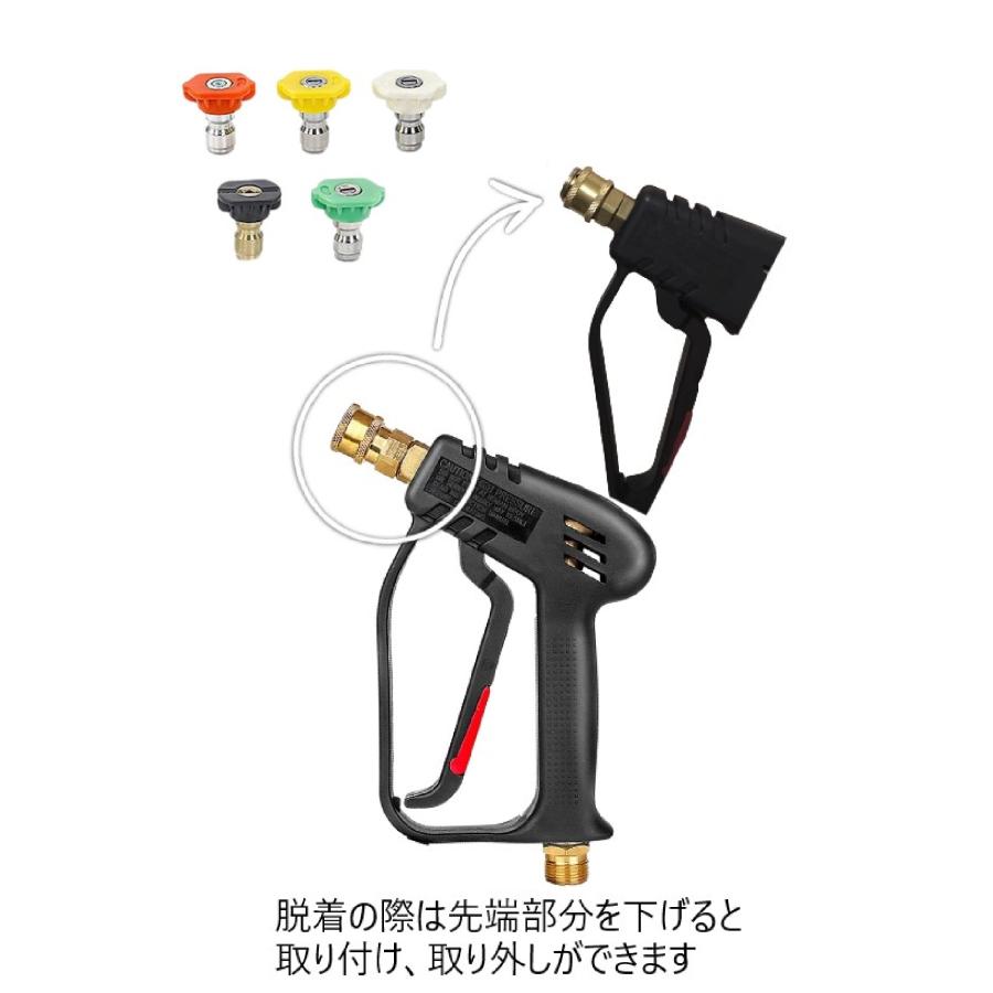 ケルヒャー ショートガン ノズル 5種ノズルチップ 洗車 高圧洗浄機 K