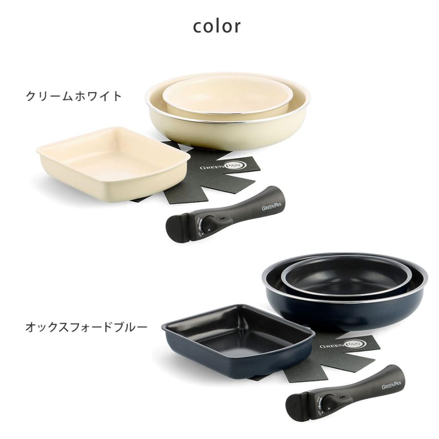 GREEN PAN（グリーンパン） クリックシェフ 5点セット フライパン