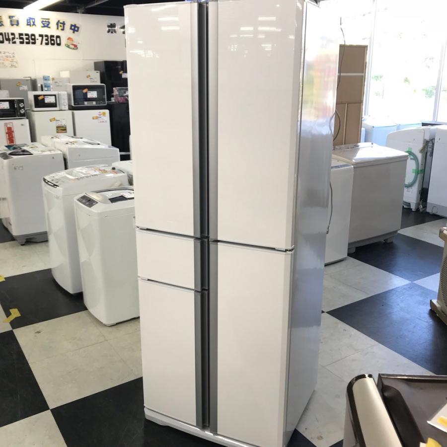 三菱（MITSUBISHI） 大容量405L 5ドア冷蔵庫 MR-A41T-W 2012年製