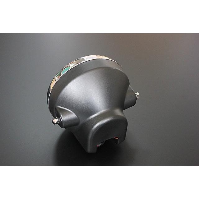 ガラス 180mm ヘッドライト イエローレンズ 黒 新品 汎用 XJ400D