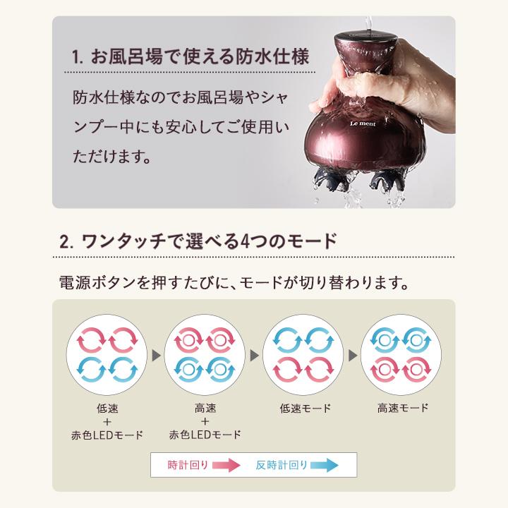 Le ment（ルメント） 【送料無料】EMSヘッドスパ 頭皮ケア シャンプー
