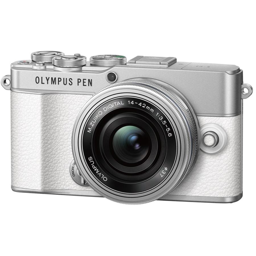 OLYMPUS PEN [新品]OLYMPUS オリンパス E-P7 14-42mm EZ レンズキット