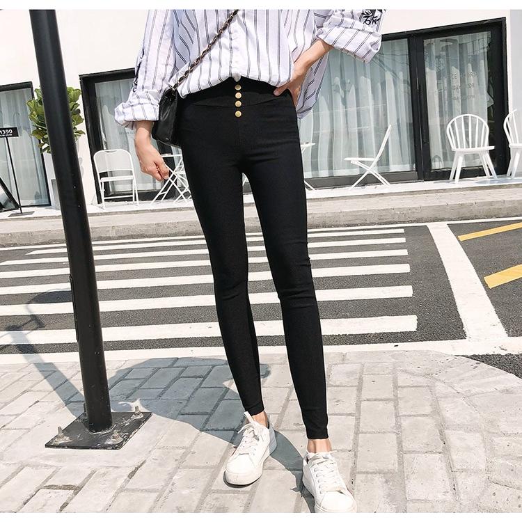 レディース ハイウェスト レギンスパンツ スキニー ストレッチ 着やせ