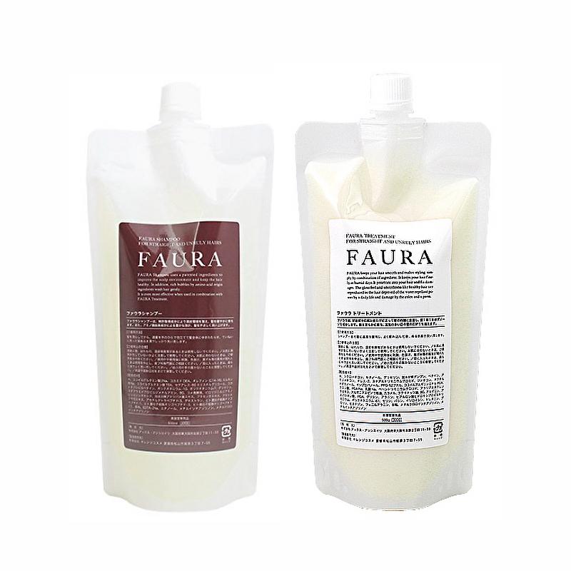 FAURA ファウラ シャンプー 詰替 500ml トリートメント 500g セット