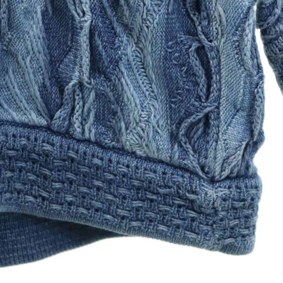 COOGI BLUES クージーブルース オーストラリア製 総柄 長袖 インディゴ