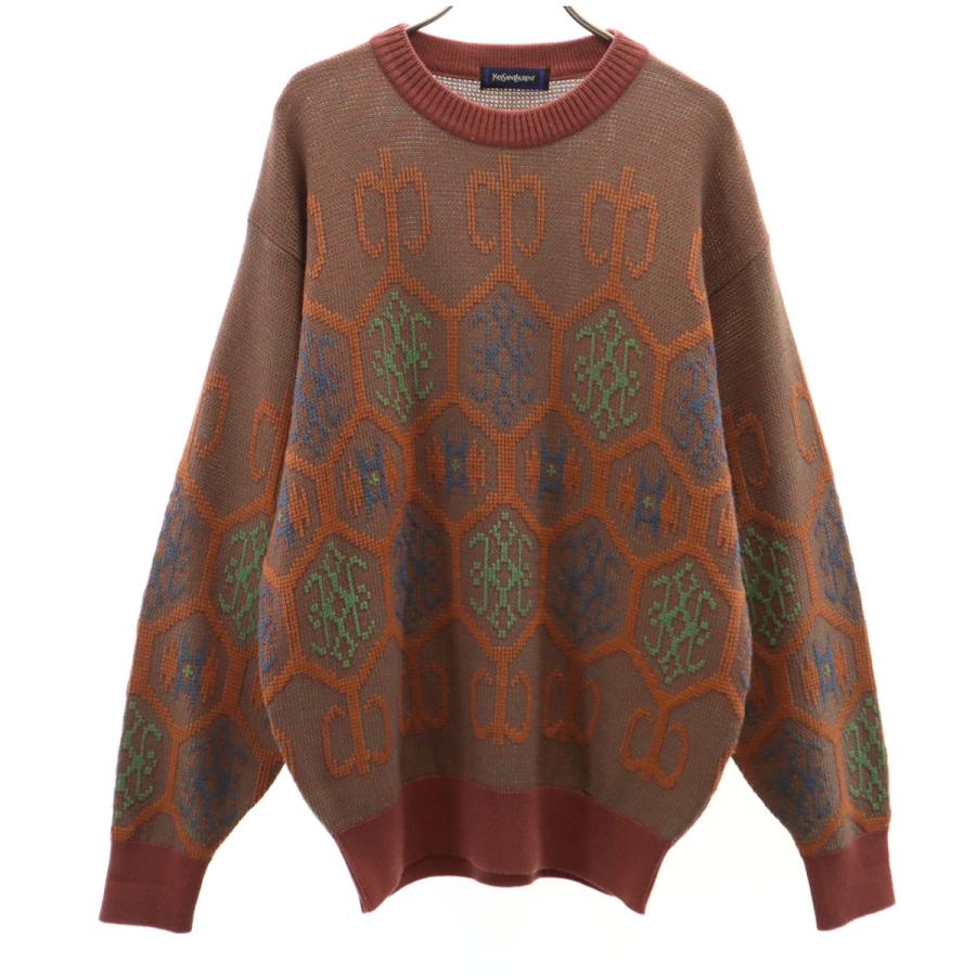 Yves Saint Laurent（イヴ・サンローラン） 90s オールド 総柄 長袖