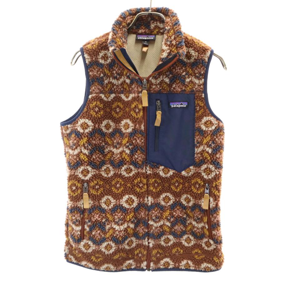 patagonia（パタゴニア） フリース ベスト XS ブラウン系 アウトドア