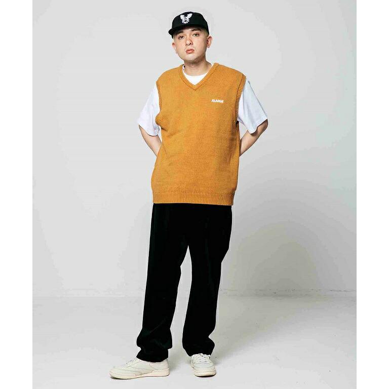 XLARGE（エクストラ ラージ） X-LARGE STANDARD LOGO KNIT VEST ニット
