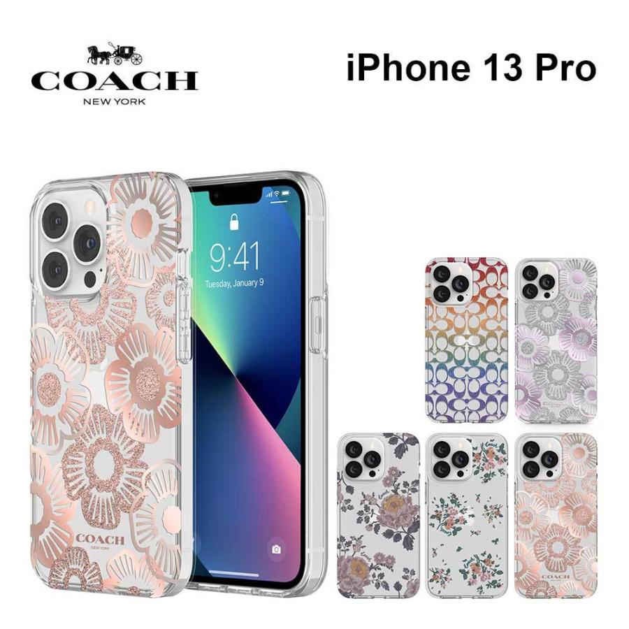 COACH（コーチ） iPhone13Pro ケース ブランド おしゃれ スリム 薄型