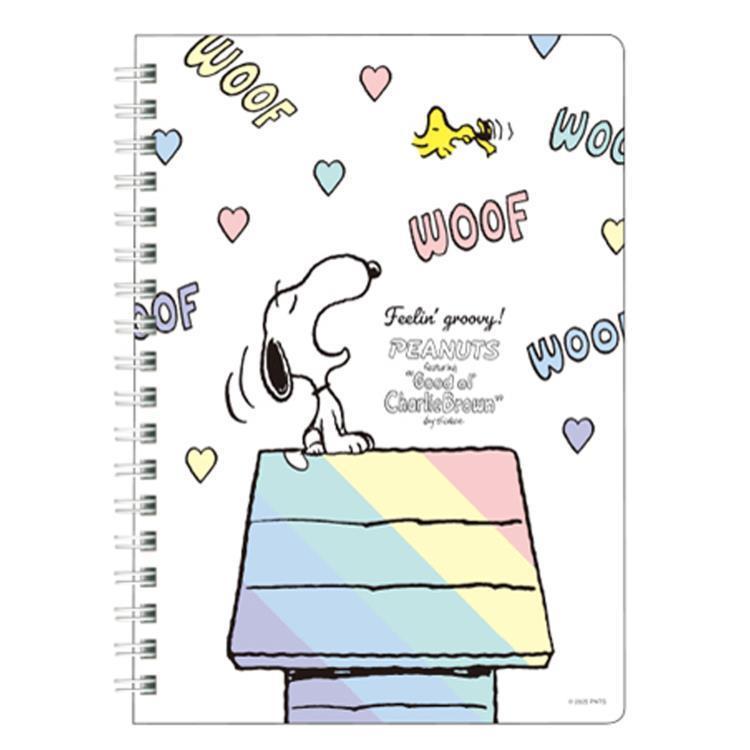 スヌーピー ノートB6 罫入り 307716 SNOOPY ピーナッツ : キャラクター