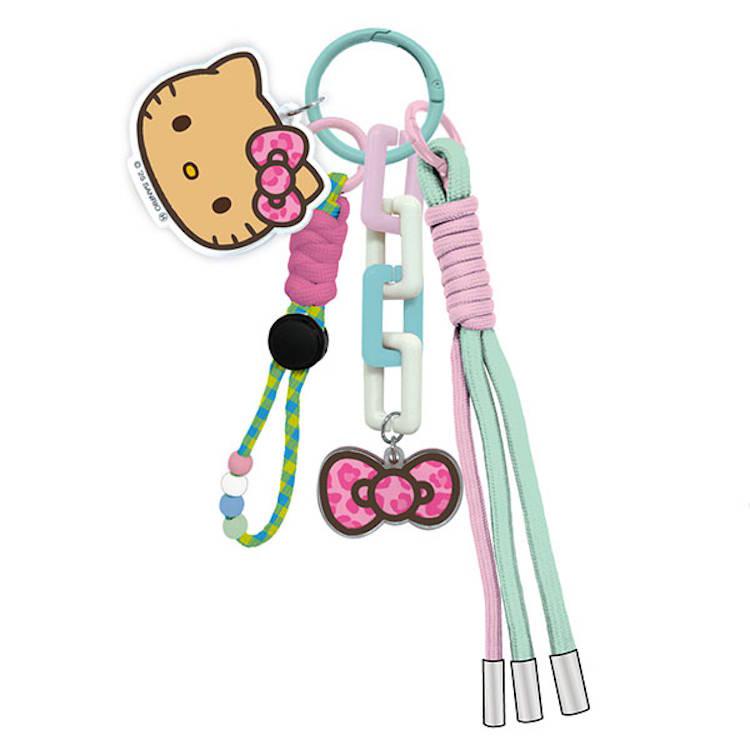 ハローキティ ストラップチャーム 日焼け フェイスパーツ付き