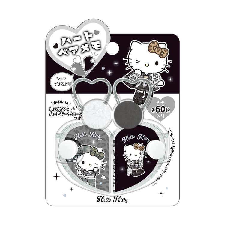 ハローキティ ハートペアメモ グランジギャル シェア ハートメモ めも