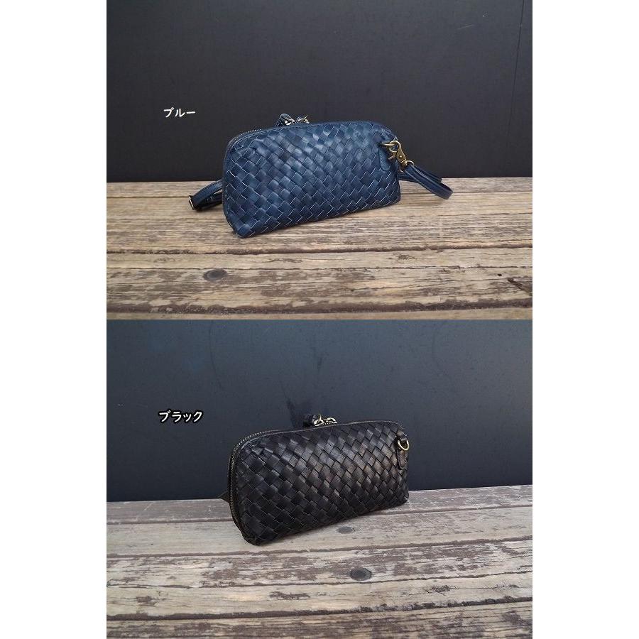 ポニーセレブ・馬革メッシュ2WAYお財布ショルダーバッグbon4673 #お