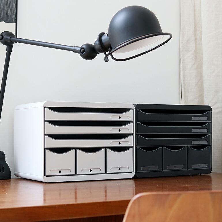 レターケース 引き出し A4 6ポケット スタッキング 横 エグザコンタ