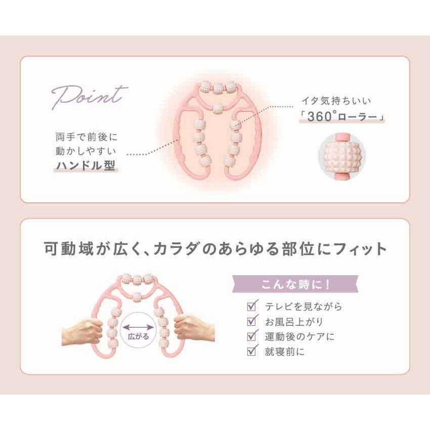 ルノン 全身もみほぐローラー マッサージローラー 全身 ふくらはぎ