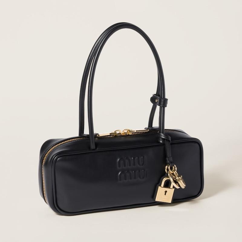 miu miu（ミュウミュウ） ボー レザー バッグ5BB173_2CRW_F0002_V_OTM