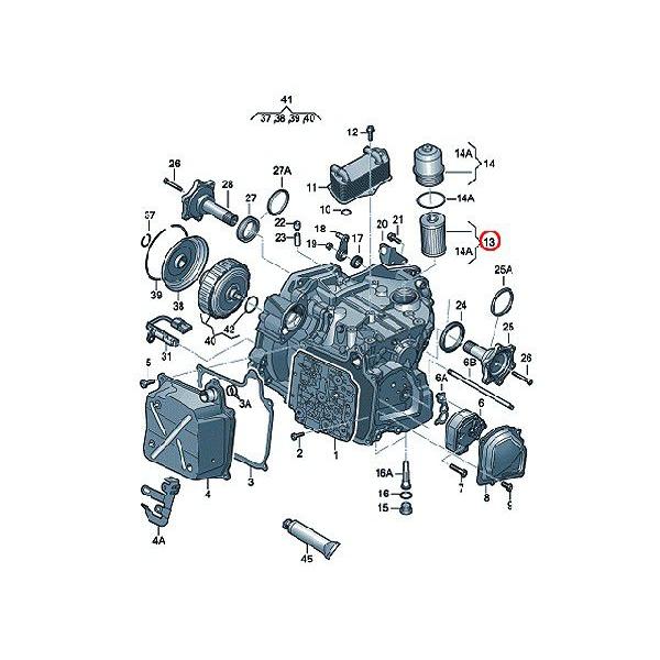 フォルクスワーゲン（Volkswagen） DSGオイルフィルター シャラン 7N 6