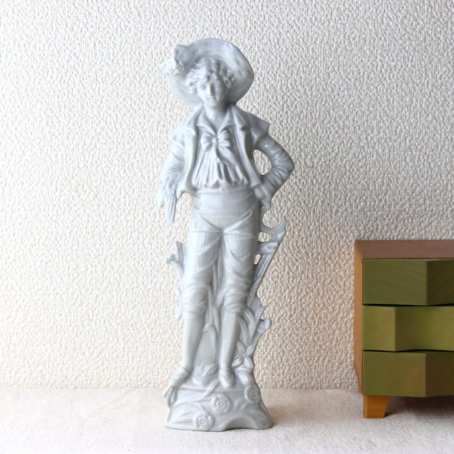 絵付け前の欧風陶器製人形 日本製 美濃焼 白い陶器製人形 ドール