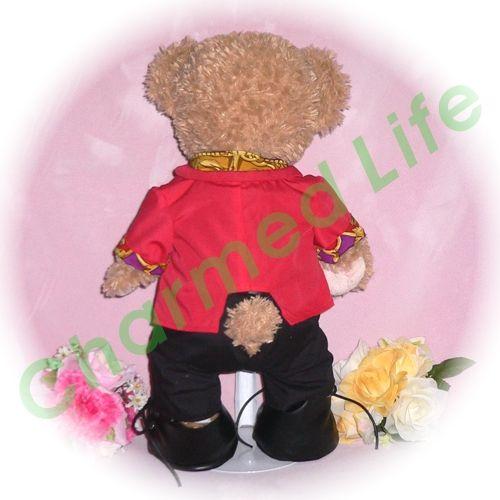ぬいぐるみ ダッフィー 服 コスチューム 赤 ジャケット 衣装 韓流 K