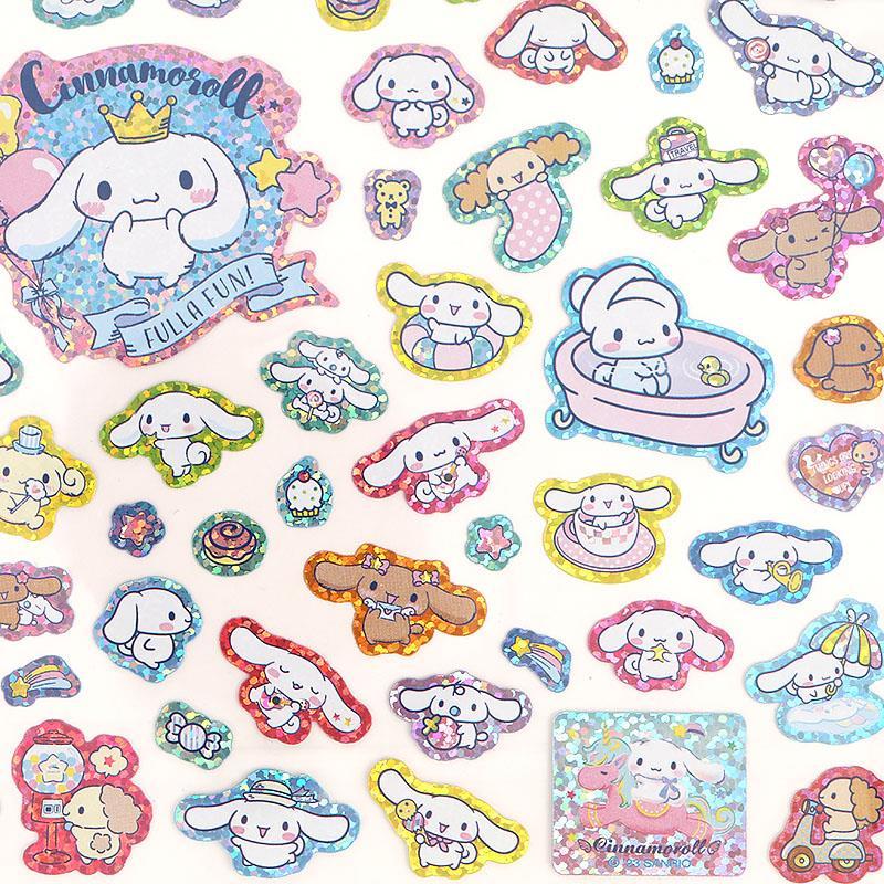 シナモロール 100ピースシール ホログラム キラキラ 100デザイン